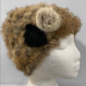 Brown Fur Hat beanie hat